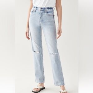 Pistols High Rise Straight Leg jean